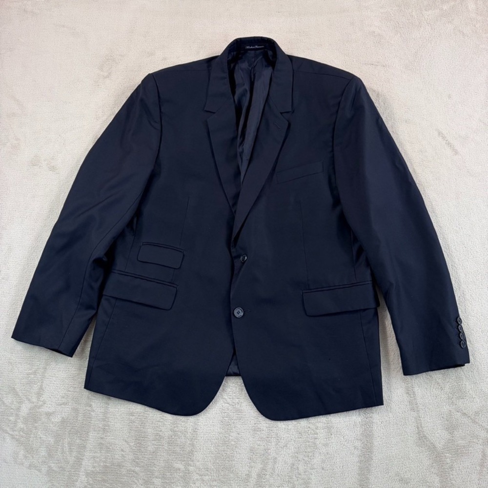 Vitale Barberis Canonico x Cartier Sport Coat Blazer Navy Wool Super 110s Men 44